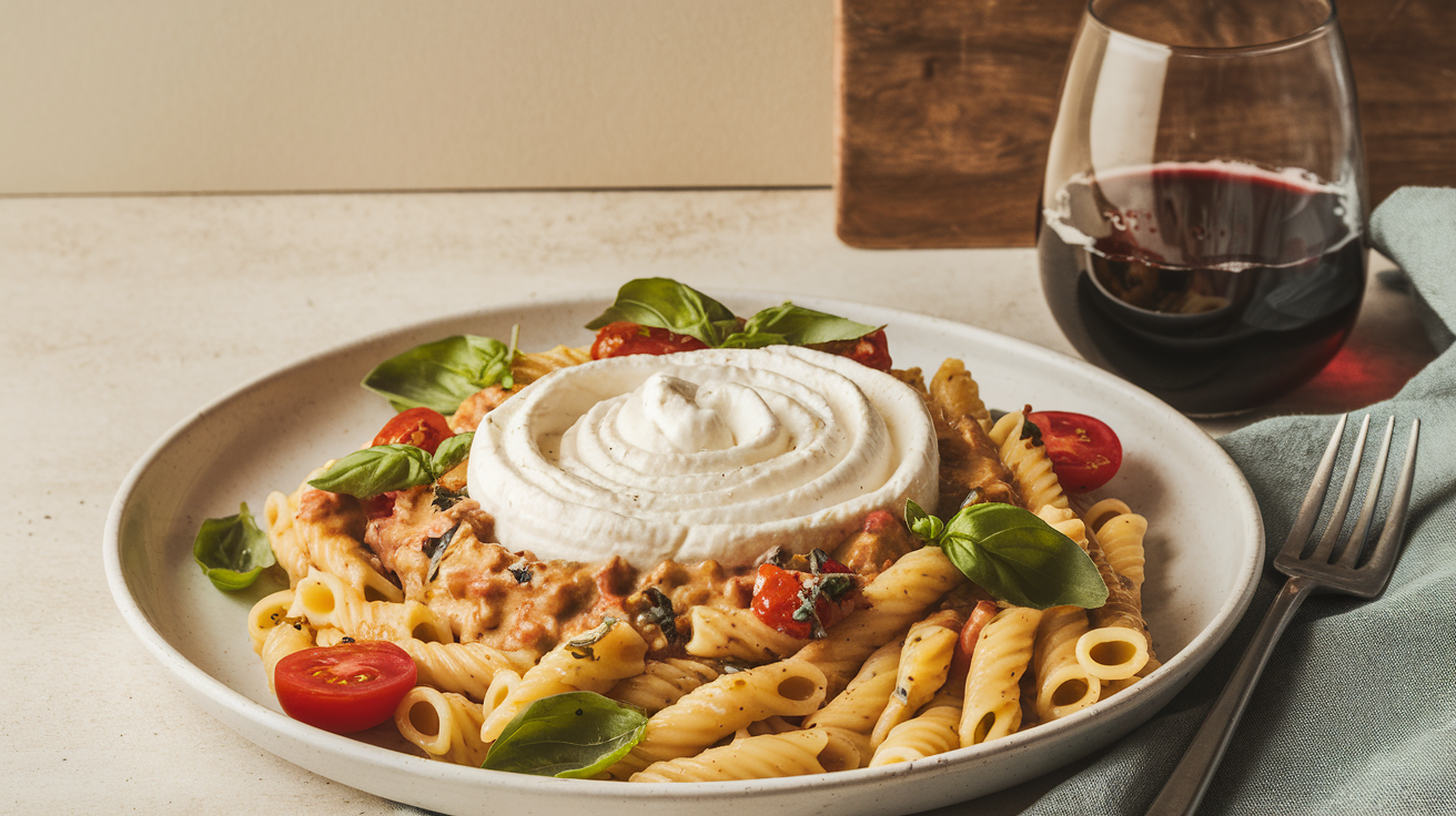 Boursin pasta