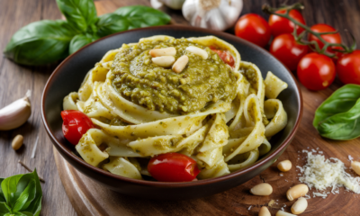 Pasta with pesto