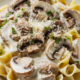 Creamy mushroom pasta